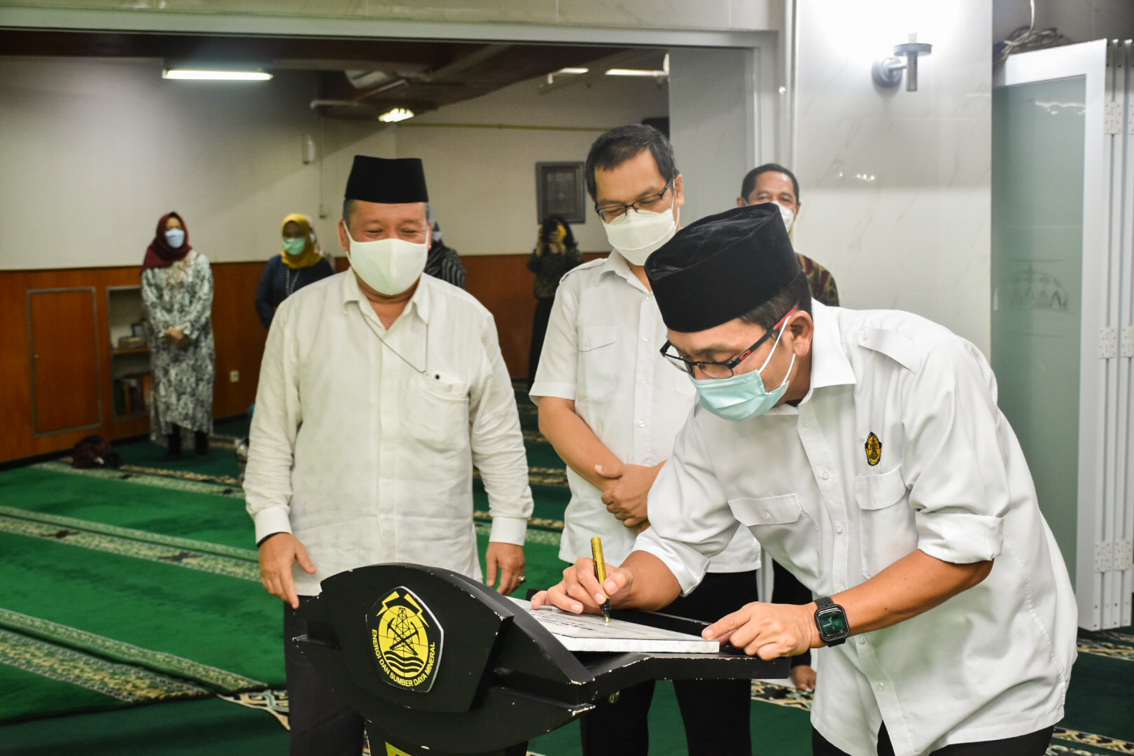 Dirjen EBTKE, Dadan Kusdiana meresmikan Masjid At Taawwab di Lingkungan Ditjen EBTKE, Jakarta (05/05/2021) (NS)