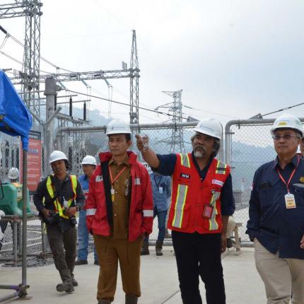 Kemajuan proyek pembangunan PLTP Muara Laboh sampai dengan Triwulan II 2019 adalah sebesar 96%.