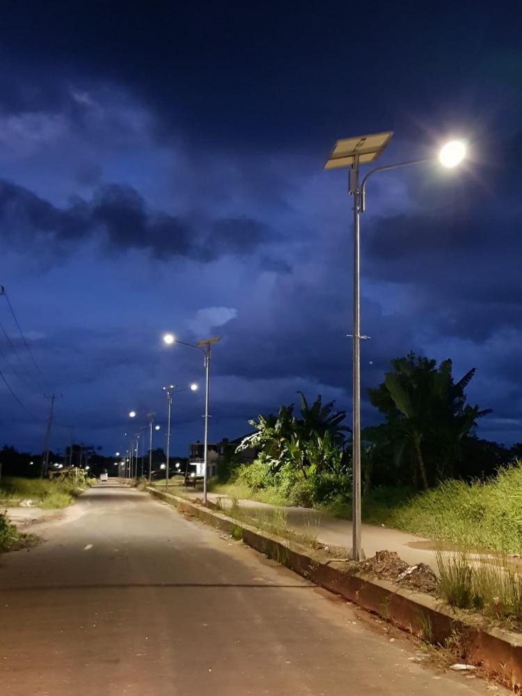 Peresmian Lampu PJU-TS 300 titik di Kabupaten Boven Digoel dan Asmat oleh Direktur Pembinaan Pengusahaan Ketenagalistrikan, Hendra Iswahyudi